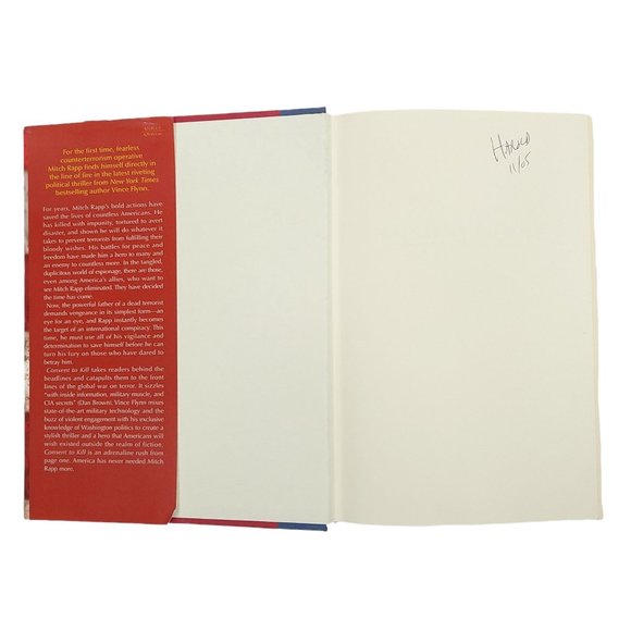 Consent To Kill Vince Flynn Hardcover Dust Jacket Novel Atria Books 2005 - Picture 3 of 10